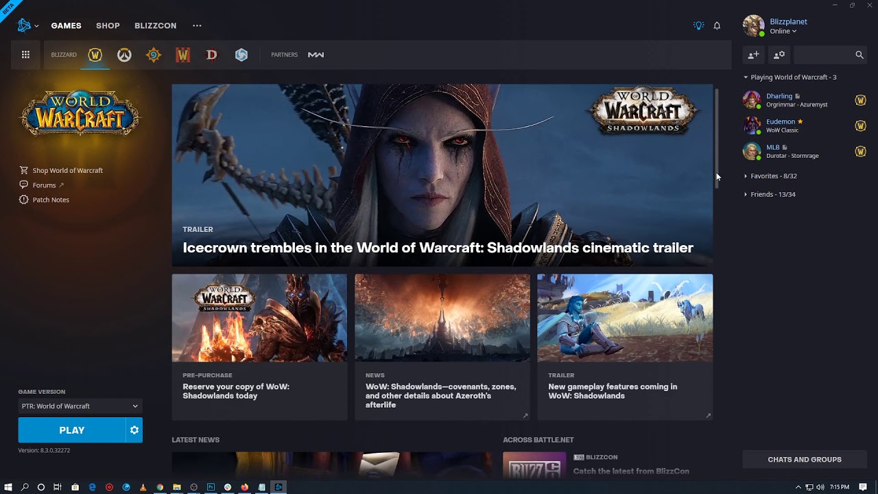 BlizzCon 2019: Battle.net Launcher Beta Overhaul