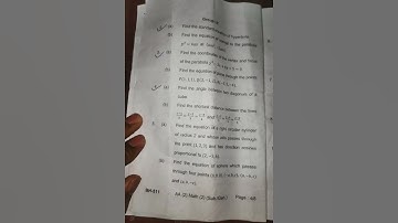 B.Sc part 2 Math Subsidiary Questions paper exam 2022 session 2020-23 #tmbu_latest_news