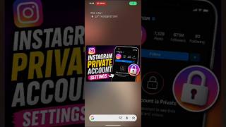 how to insta private account #youtubeshorts #viral #video #trending #shortsfeed #tecnical #instagram