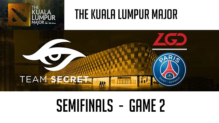 Team Secret vs PSG.LGD (Game 2) | The Kuala Lumpur Major [Semifinals]