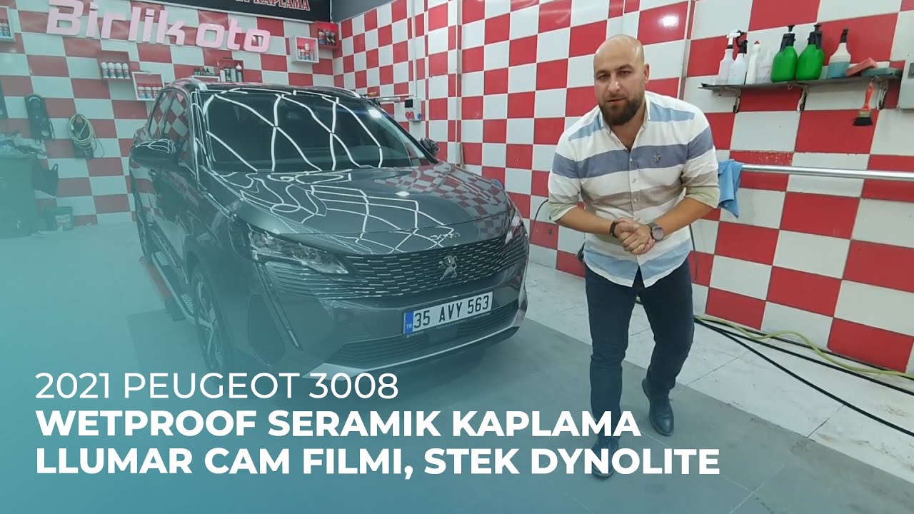 2021 Peugeot 3008 // WetProof Seramik Kaplama, LLumar Cam Filmi, Yan Basamak, Stek DYNOlite