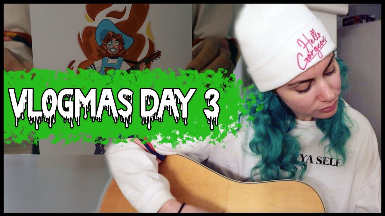 Playing an original song! And watching X (Mia Goth and is AMAZING): Vlogmas Day 3
