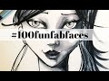 Easiest Dramatic Face Shading...Ever!! (Video 10 in #100funfabfaces Challenge)