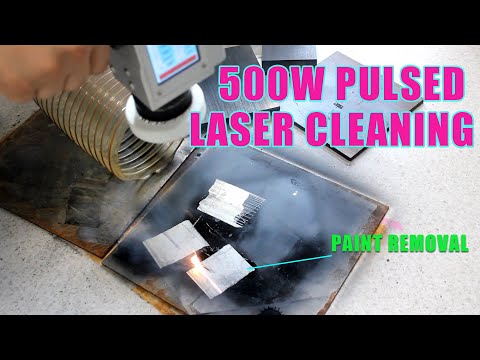 30w 50W 200W 500W fiber laser cleaning machine for paint removal