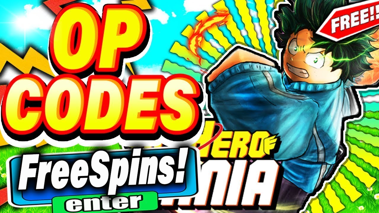 LEGENDARY!!!] MY HERO MANIA ALL *NEW CODES*, SPIN CODES & SECRET