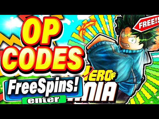 LEGENDARY!!!] MY HERO MANIA ALL *NEW CODES*, SPIN CODES & SECRET