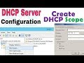 dhcp server configuration scope