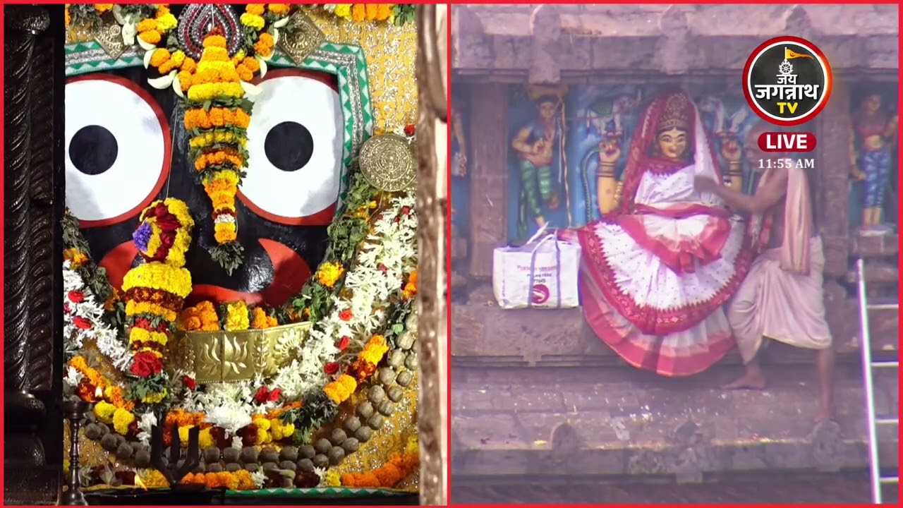 जगन्नाथधाम पुरी से सीधा प्रसारण श्रीमहालक्ष्मीजी के श्रृंगार - Jay Jagannath TV Hindi