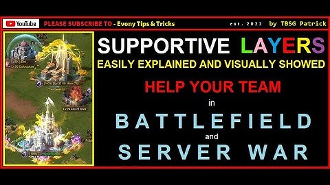 Evony TKR - Build Supportive Layers - with Patrick & Graebsch (visual guide)