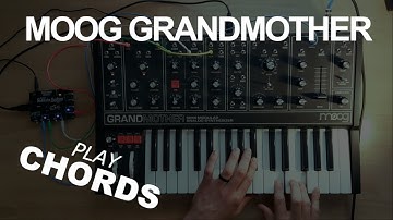 Moog Grandmother | MidiVolts Desktop: Chords