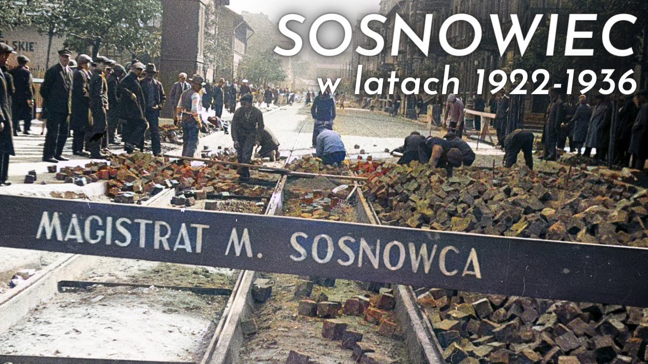 Miasto Sosnowiec w latach 1922 - 1936 na archiwalnych fotografiach