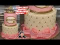 PASTEL BABY SHOWER FONDANT | DECORACION EN VIVO🔴 AzulCakes