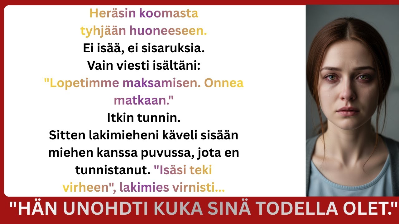 Perheeni hylkäsi minut koomaan, kunnes he löysivät 850 miljoonan dollarin salaisuuteni