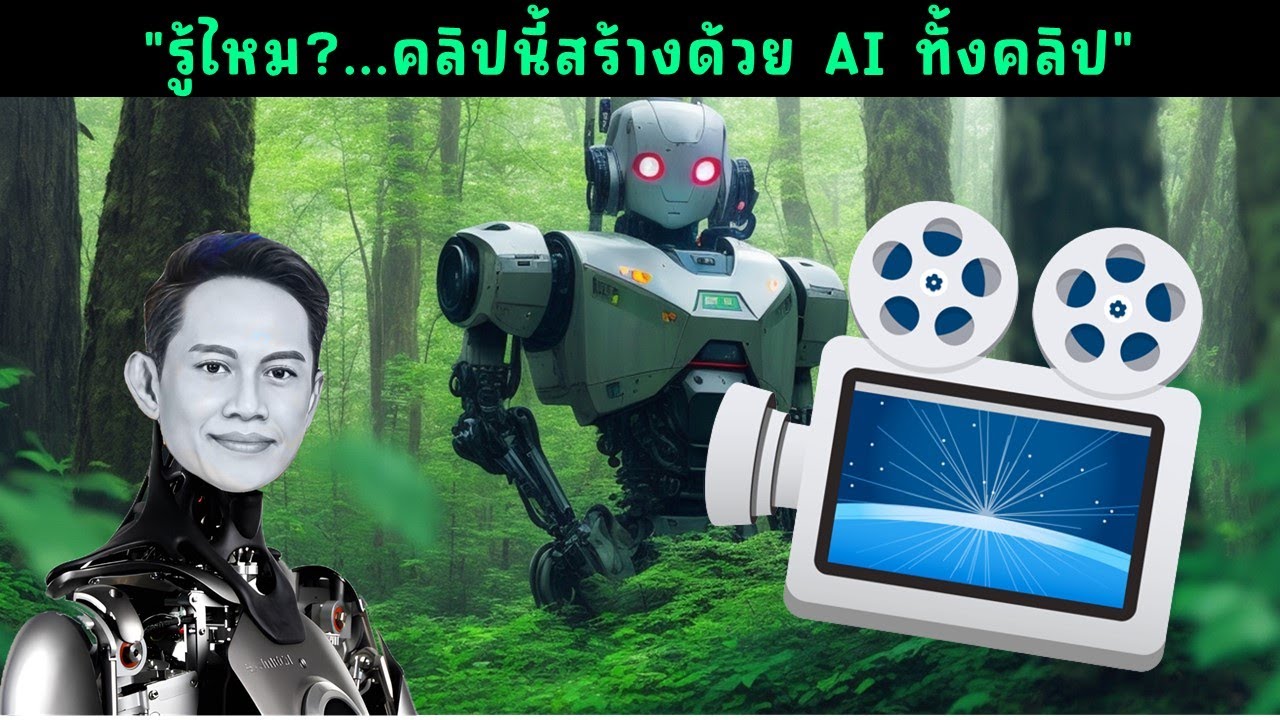 การสร้างคลิปสื่อการสอนด้วย AI ทั้งคลิป