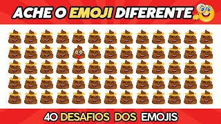 Ache o Emoji Diferente! 🧐Encontre o diferente em Apenas 10 Segundos..!!! 😱