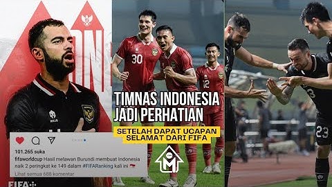 Dapat Ucapan Selamat Dari FIFA, Timnas Indonesia Jadi Perhatian