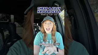 5 cheap and easy deals to save money on household and personal care items at Kroger!! #kroger #deals