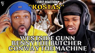 Westside Gunn, Conway the Machine, Benny the Butcher - Kostas | FIRST REACTION
