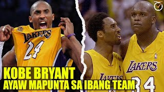 KOBE BRYANT AT SHAQUILLE O'NEAL NAGKAROON PALA NG ALITAN | KOBE AYAW MAPUNTA SA IBANG KOPONAN