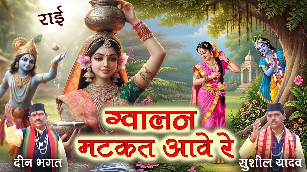 ग्वालन मटकत आवें रे फाग राधा  कृष्ण लीला राई  Gwalan Matkat aave re दीनभगत # सुशील यादव
