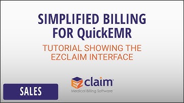 EZClaim Interface to QuickEMR Tutorial