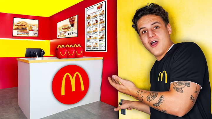Nyitottam Egy (Kamu) McDonald's Éttermet Otthon