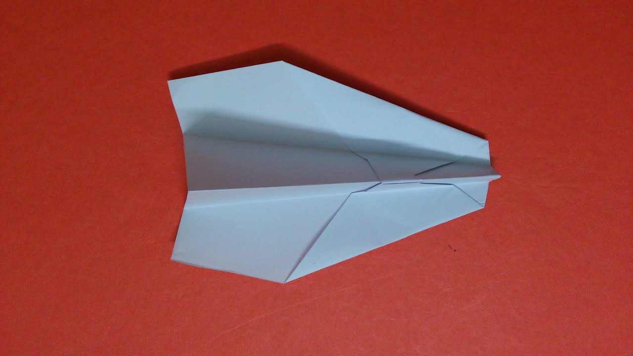 how to make a easy paper plane -Glider 2 - YouTube