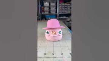 Pink Air Dry Clay Blob