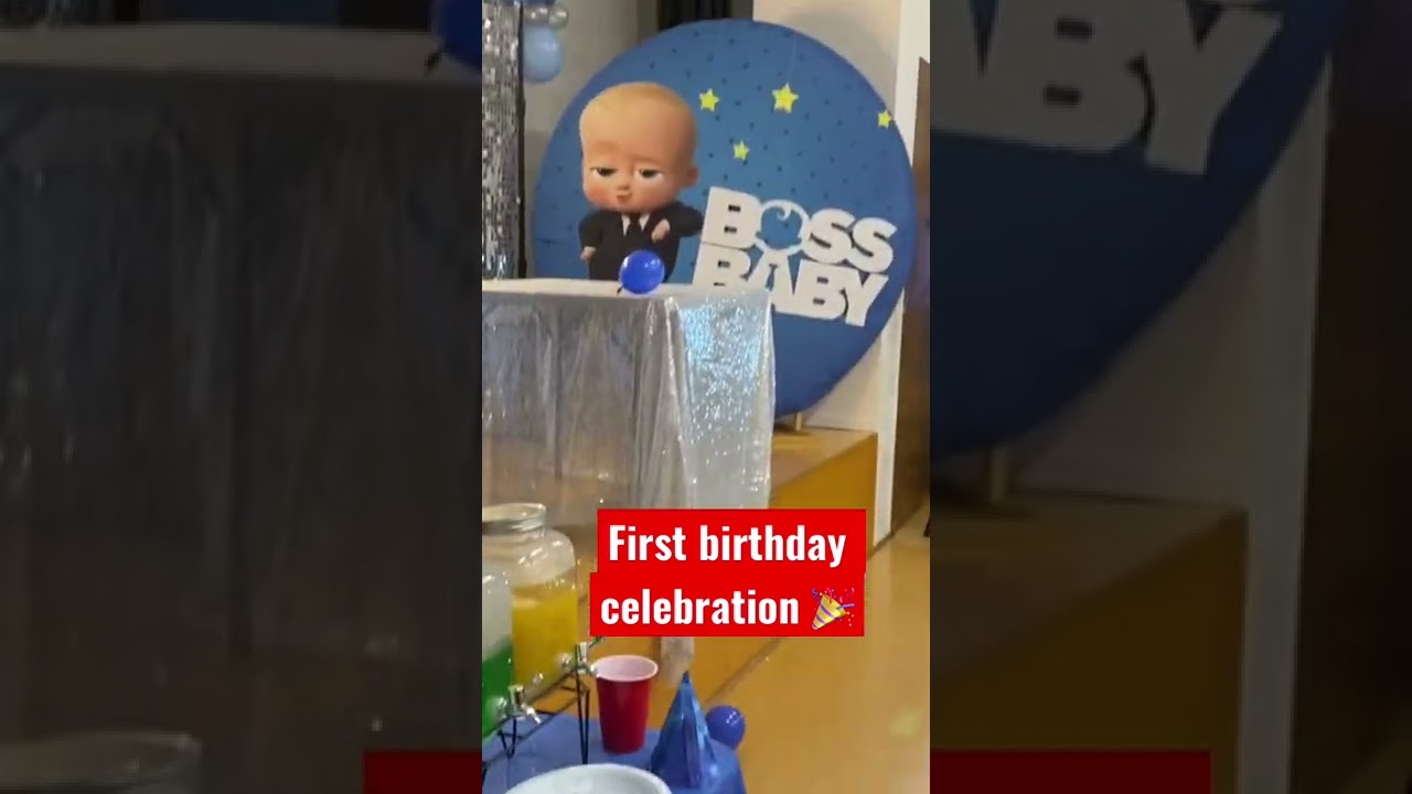 Great theme idea 💡 for 1 year old baby boy birthday 🥳 