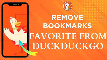 How To Remove Bookmarks Favorite From DuckDuckGo
