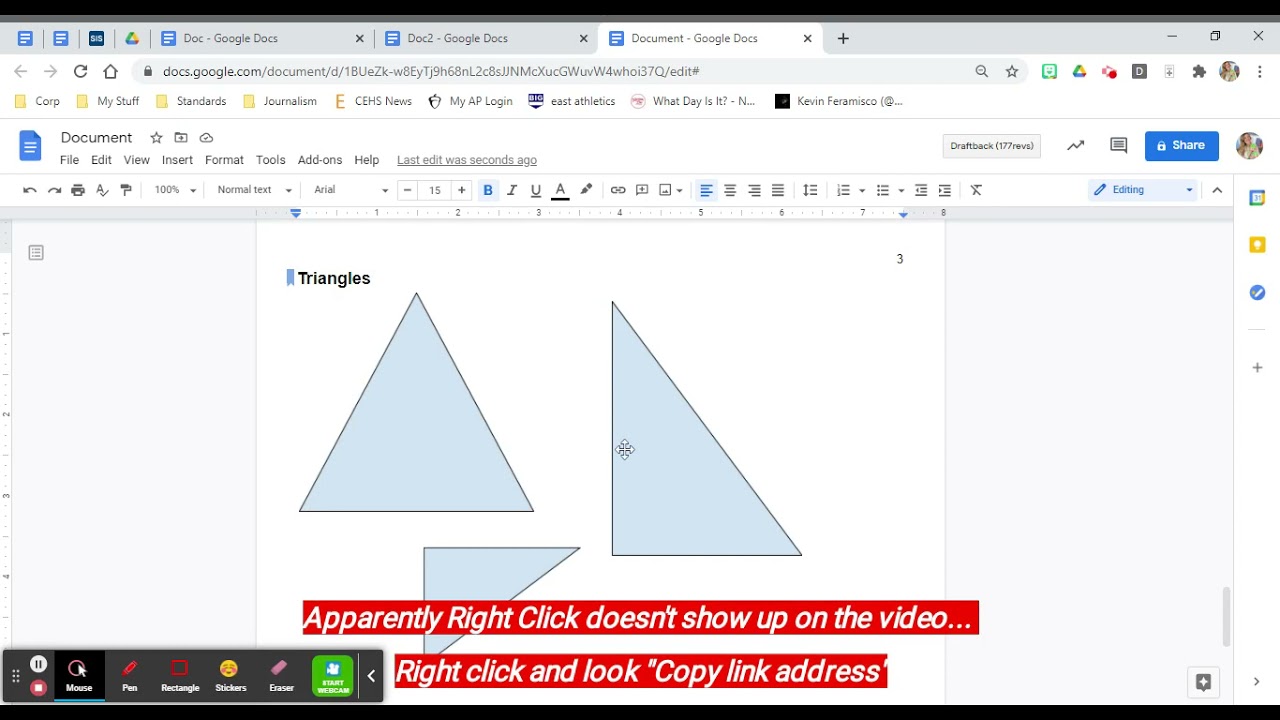 Google Docs - Table of Contents