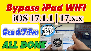 [WIFI] How to Bypass iPad Gen 6/7th/Pro10.5/12.9 iOS 17.1.1 | 17.1.2 #vienthyhG