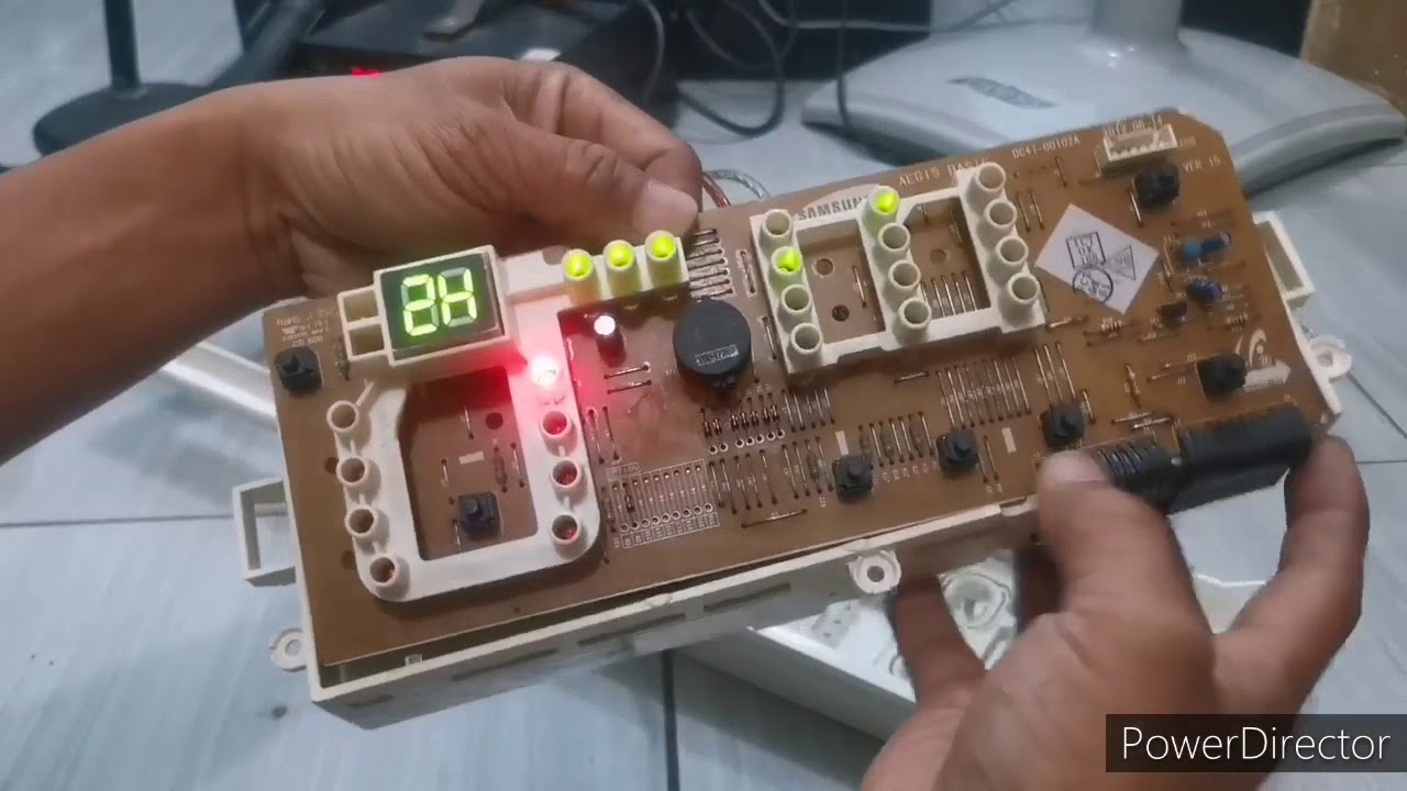 Modul mesin cuci samsung WF 8650 NHW matot