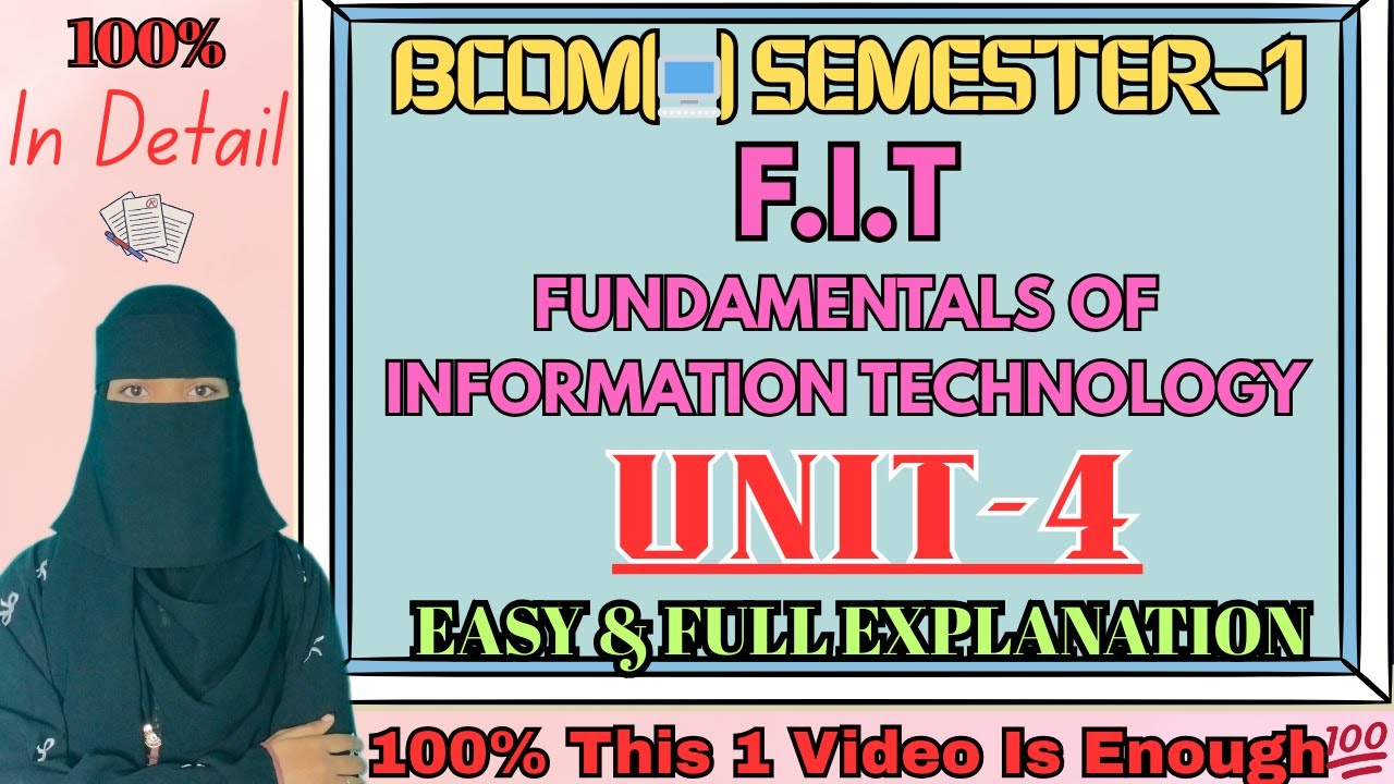 Подробное объяснение модуля FIT UNIT-4 в доступной форме💯✅| Открытый университет, 2026 | 1 семест...