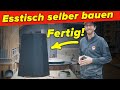 GESCHAFFT! Der Tischfuß ist fertig! | Esstisch bauen #8