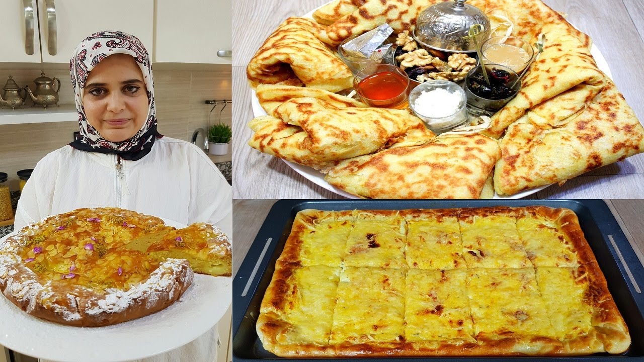 المسمن بالقمح  🇲🇦اللي دار حالة !!! وكيكة الريشة بالكريمة بزوج بيضات مع خبزة الجبن السريعة