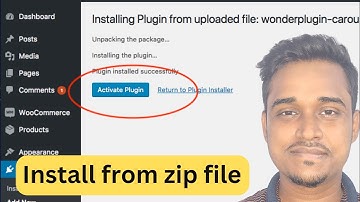 How to install WordPress plugin from zip file