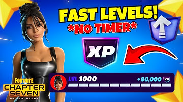 *NO TIMER* Fortnite XP MAP to LEVEL UP FAST in Chapter 7! (WORKS after CREATIVE XP DISABLED)