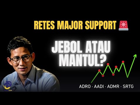 Saham Saratoga Group Koreksi!!? Akankah Mantul Di Level Ini?? Analisis IHSG ADRO AADI ADMR & SRTG