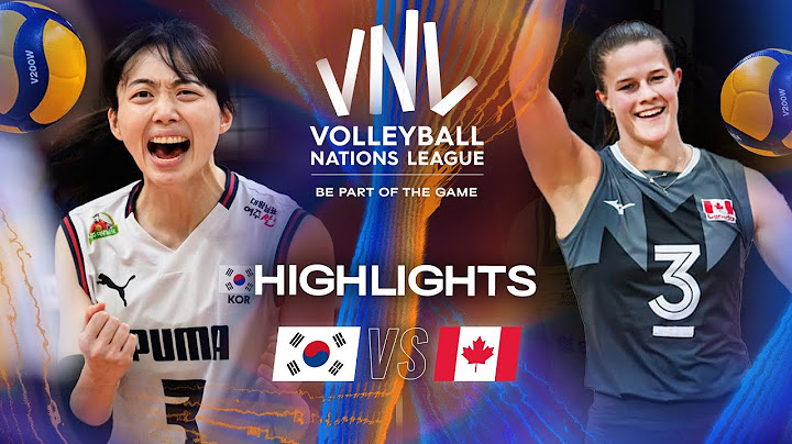 Korea 🇰🇷 vs. Canada 🇨🇦 - Highlights | Week 2 | Women's VNL 2025