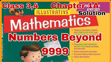 Class 3,4 Maths Chapter 1A || Numbers Beyond 9999 || Solution