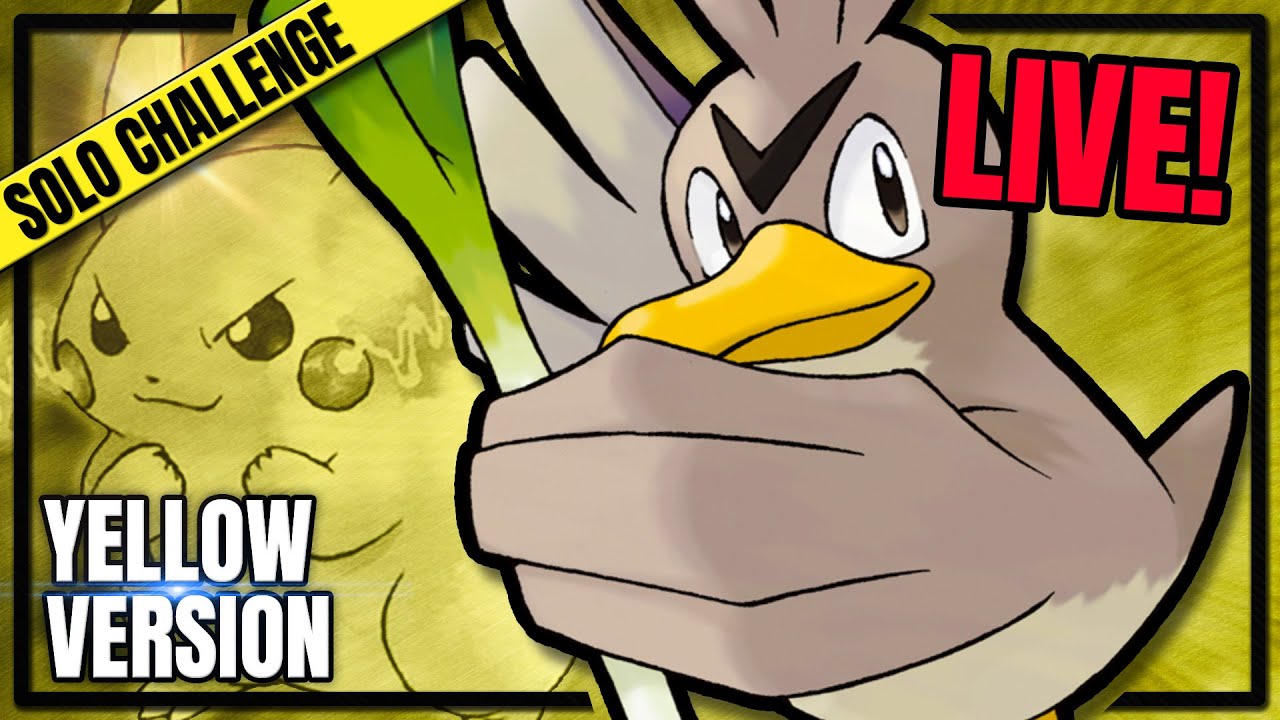 LIVE! Farfetch'd Only - Pokemon Yellow - Re-attempt 