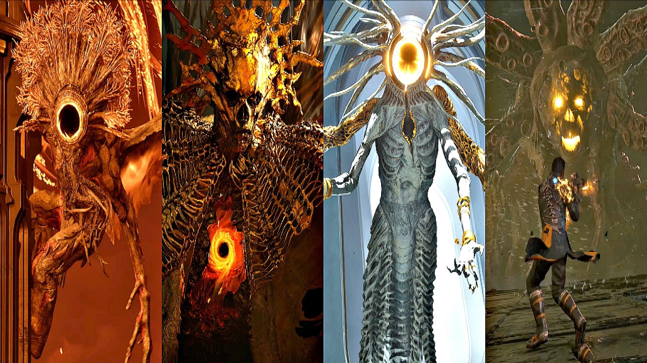 SAROS - All Bosses + All Endings (4K 60FPS)