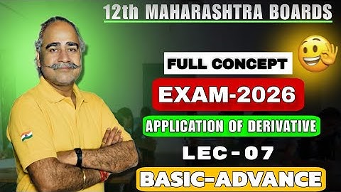 Lec-7 Increasing & Decreasing functions |  Application of Derivative | Jeemains | #Cet #iit