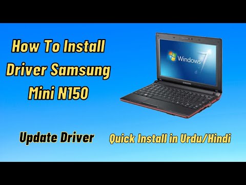 How to Install Driver Samsung Mini N150 | Update Driver N150 Laptop | Urdu/Hindi | Abbas Computers