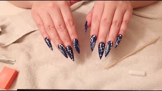 Press On Nail Care *lofi asmr* 💫 Soft-Spoken 💕 Removal + Application Routine 💅 screenshot 2