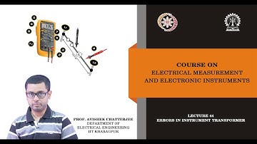 Lecture 44: Errors in Instrument transformer