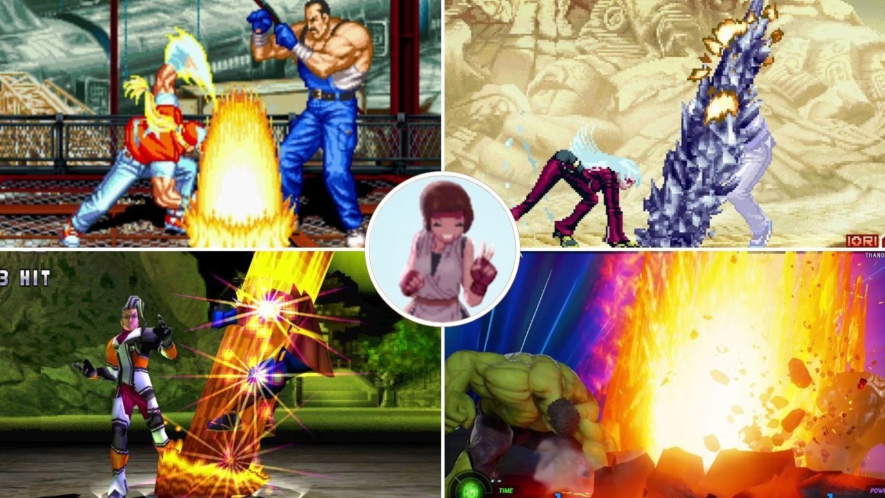 Power Geyser Super Moves in Fighting Games Compilation