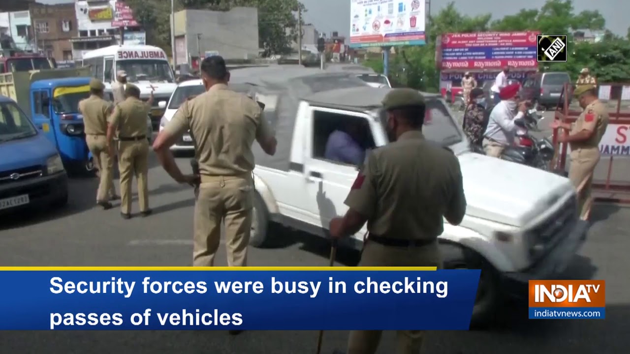 Watch: Jammu witnesses traffic jam despite lockdown