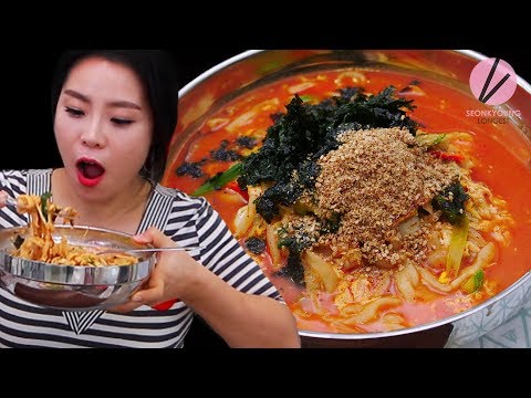 korean-spicy-noodle-soup,-jang-kalguksu!!